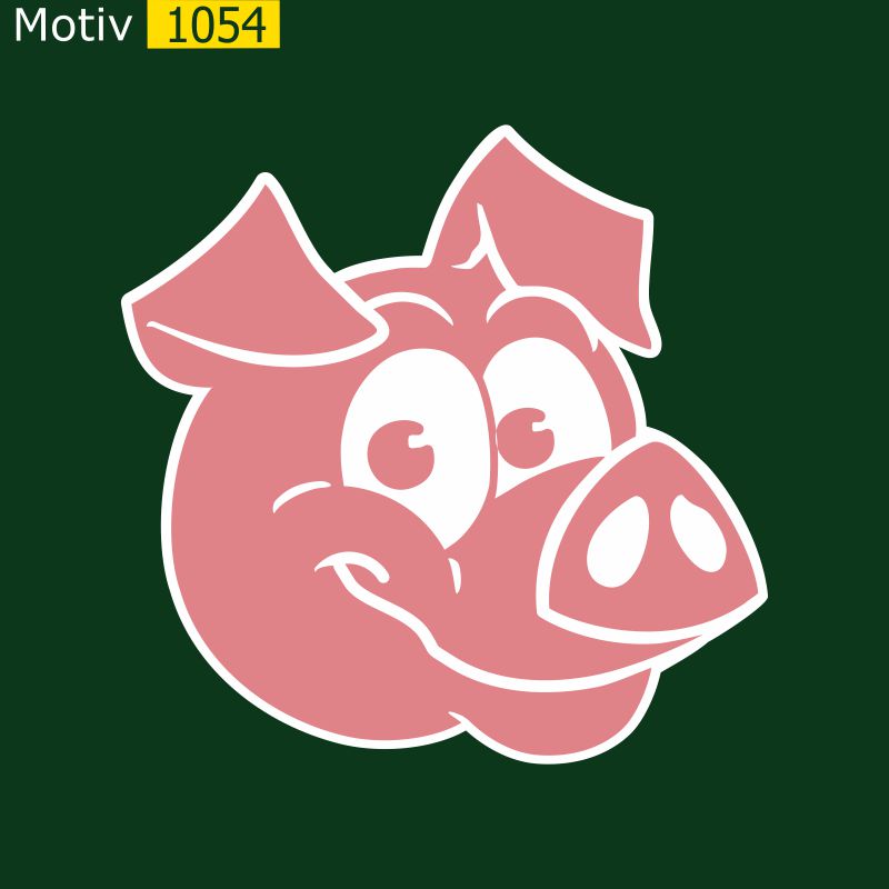 Motiv 1054 - Schweinekopf
